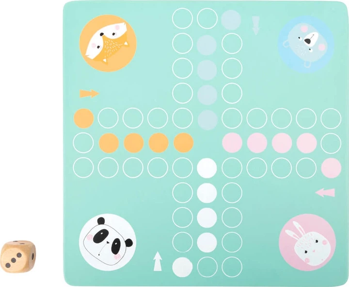 Gra planszowa Small Foot Ludo Animals (4020972114624) - obraz 4