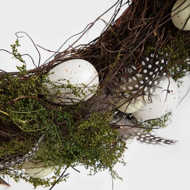 Вінок великодній Homla Edgar на двері 44 см (5904183845821) - зображення 3