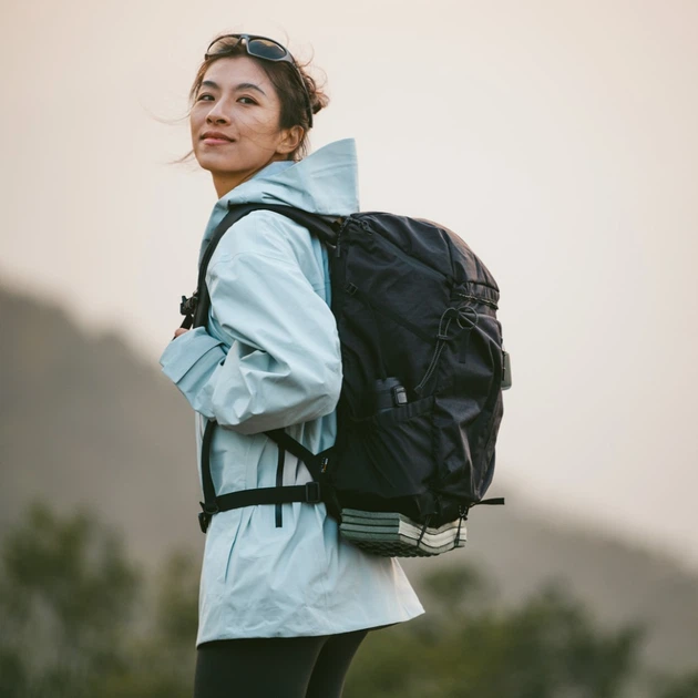 Рюкзак Naturehike Helium CNK2300BB017, 25 л, для походів, 50×29×16 см, чорний - зображення 2