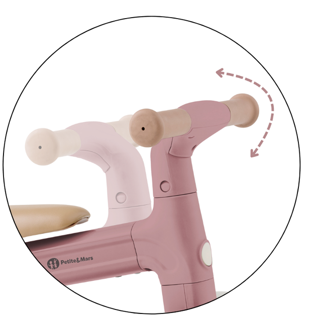 Біговел Petite&Mars Bingo 3 в 1 Рожевий (614820) (8596202017790) - зображення 10