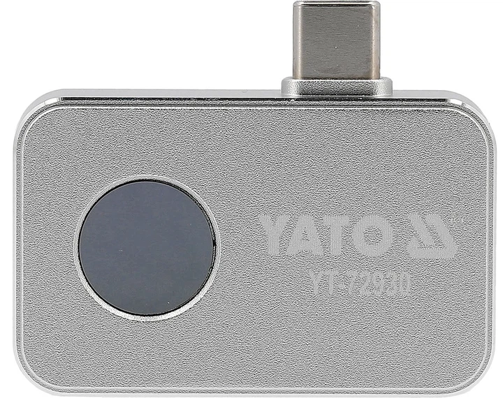 Kamera termowizyjna Yato YT-72930 USB-C 256 x 192 (512 x 384 SR Mode) 25 Hz (5906083126529) - obraz 2