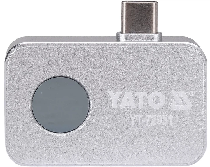 Kamera termowizyjna Yato YT-72931 USB-C 256 x 192 (512 x 384 SR Mode) 25 Hz + Soczewka Makro (5906083126536) - obraz 3
