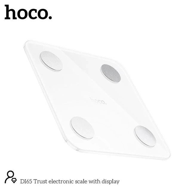 Напольные смарт-весы Hoco DI65 белый ABS пластик закаленное стекло Bluetooth анализ состава тела - изображение 8