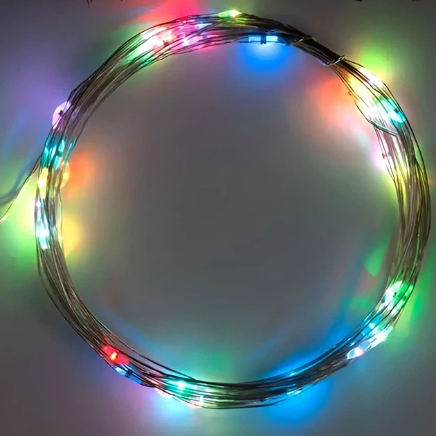 Гирлянда светодиодная 200LED 2м 10 линий мультиколор для декора GarlandoPro - изображение 5