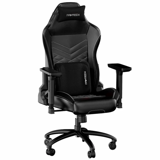 Кресло для геймера Fantech GC-192 Ledar черный с подушками и регулировками высоты наклона и подголовника - Фото 1 Кресло для геймера Fantech GC-192 Ledar черный с подушками и регулировками высоты наклона и подголовника - изображение 1