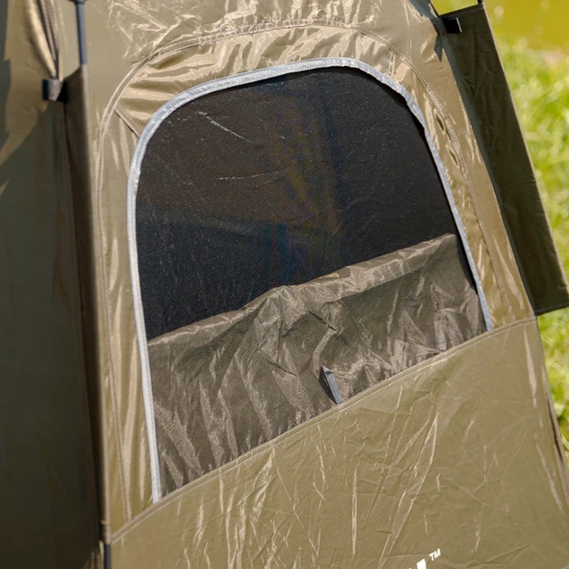 Автоматичний намет 3 місний 240×210×130см з тентом кемпінговий Camping Lugi колір Хакі - зображення 7
