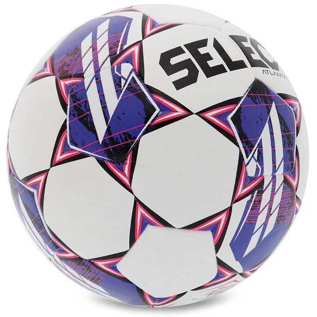 Мяч футбольный Select Atlanta DB Fifa Basic V23 ATLANTA-5WV №5 Бело-фиолетовый (57609015) - Фото 2 Мяч футбольный Select Atlanta DB Fifa Basic V23 ATLANTA-5WV №5 Бело-фиолетовый (57609015) - изображение 2