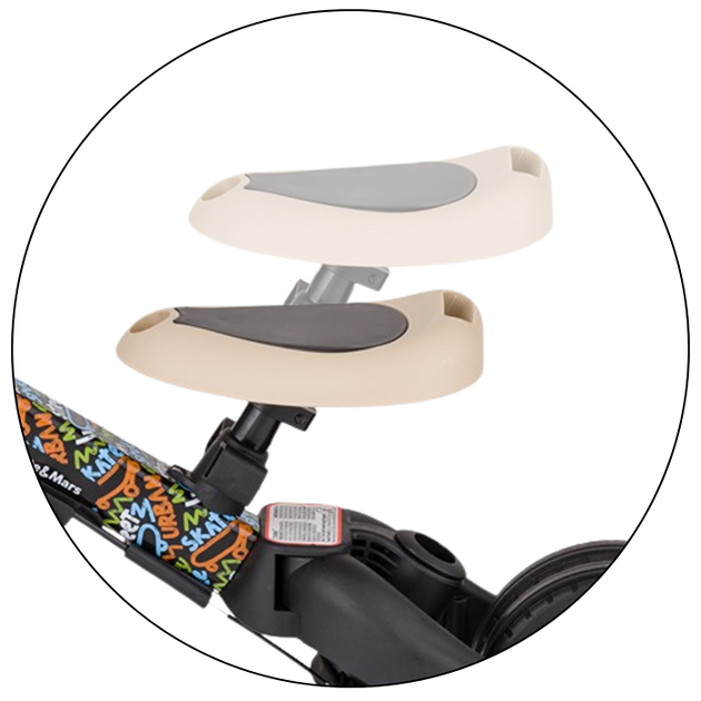 Біговел Petite&Mars Turbo / City Beat 5 в 1 Чорний (613481) (8596202017523) - зображення 13