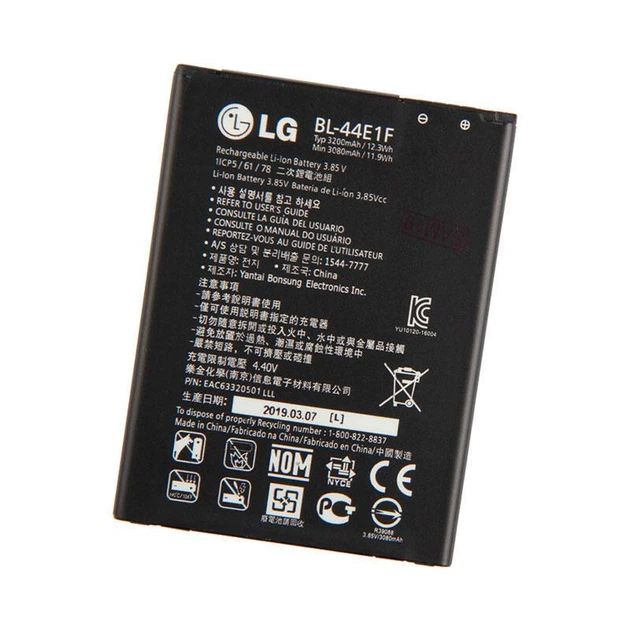 Аккумулятор для LG H910, H918, H990DS, LS997, US996, VS995 / BL-44E1F Original (PRC) - Фото 1 Аккумулятор для LG H910, H918, H990DS, LS997, US996, VS995 / BL-44E1F Original (PRC) - изображение 1