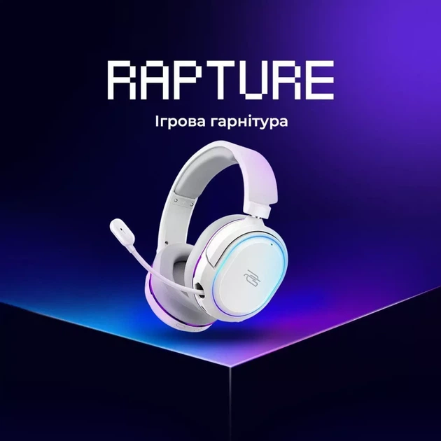 Бездротова ігрова гарнітура Proove Gaming Rapture black - Фото 9 Бездротова ігрова гарнітура Proove Gaming Rapture black - зображення 9