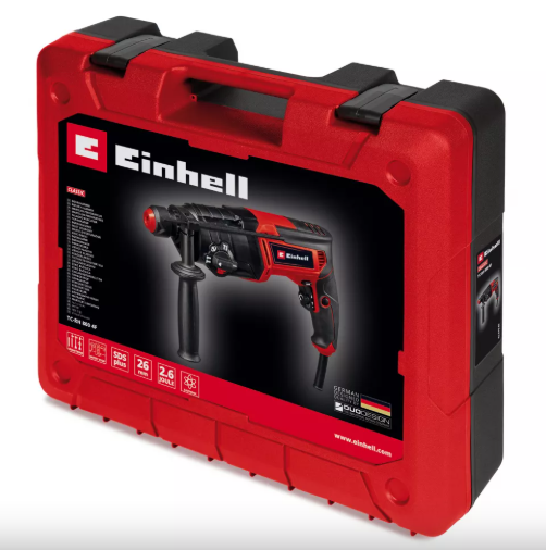Перфоратор, Einhell TC-RH 800 4F (4257980) 4 функції, 800 Вт, 2,6 Дж, кейс - зображення 2