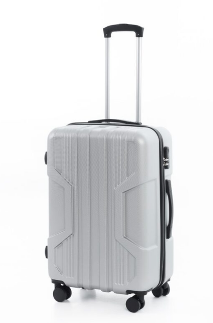 Дорожный чемодан ABS-пластик Travel World R33423M-SL Серебристый 65x43x26см на колесах - изображение 2