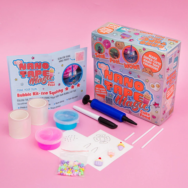 Набір для творчості Nano Tape Magic classic "Cute Food" - Фото 3 Набір для творчості Nano Tape Magic classic "Cute Food" - изображение 3