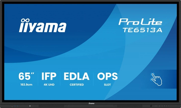 Monitor interaktywny 65" iiyama ProLite TE6515A-B1AG - obraz 2