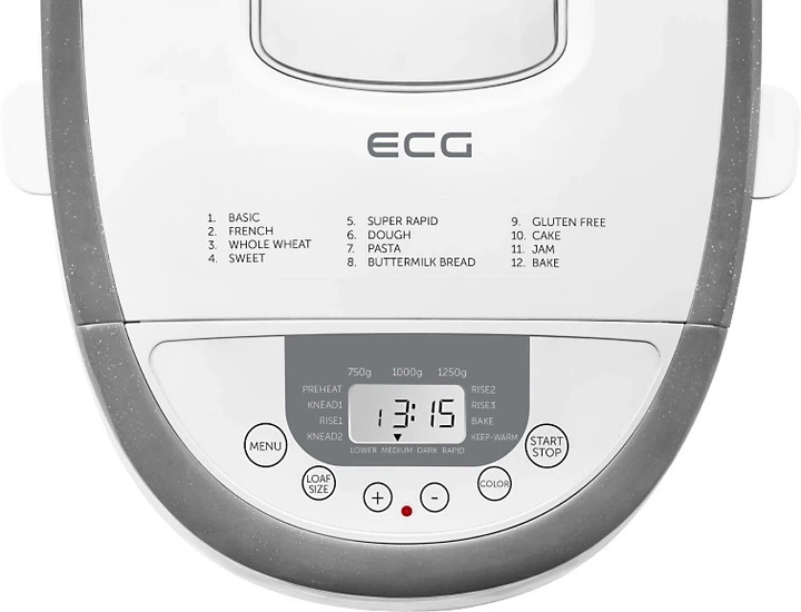 Хлібопічка ECG PCB 82120 - изображение 4