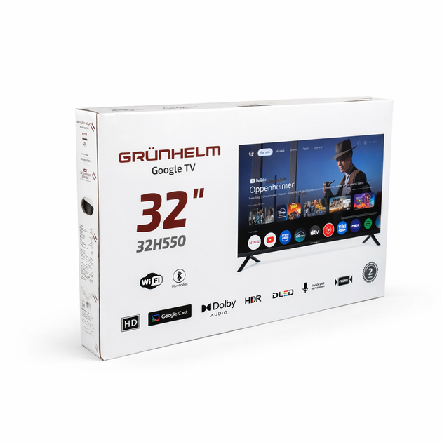 Телевизор 32" 32H550 Grunhelm - изображение 7