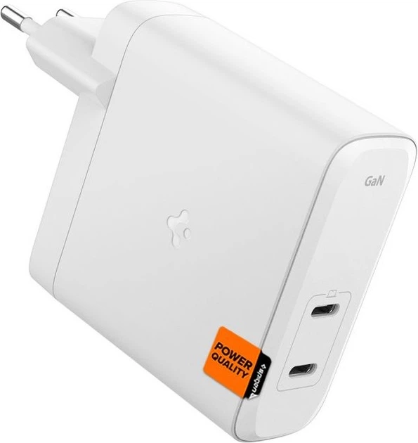 Ładowarka sieciowa Spigen ArcStation Pro GAN-1402 140W 2x USB-C White (ACH06033) - obraz 1