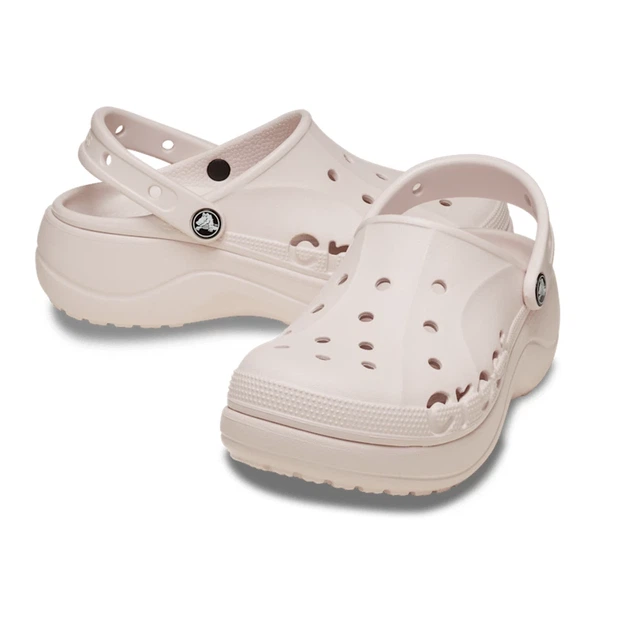 Женские кроксы на платформе Crocs Baya Platform Clog, пудровые, W8/38-39/24.6см - Фото 3 Женские кроксы на платформе Crocs Baya Platform Clog, пудровые, W8/38-39/24.6см - изображение 3