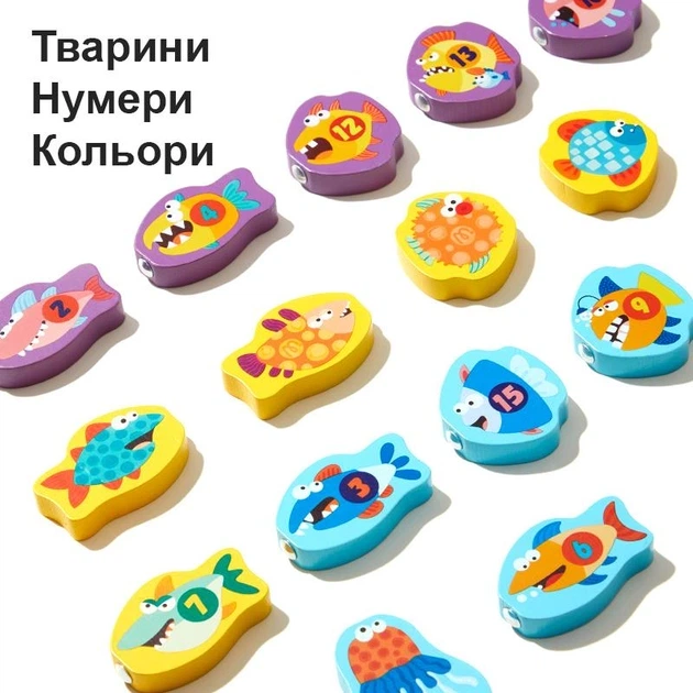 Детская Магнитная игра Mideer Поймай рыбку, от 3 лет (MD2254) - изображение 8