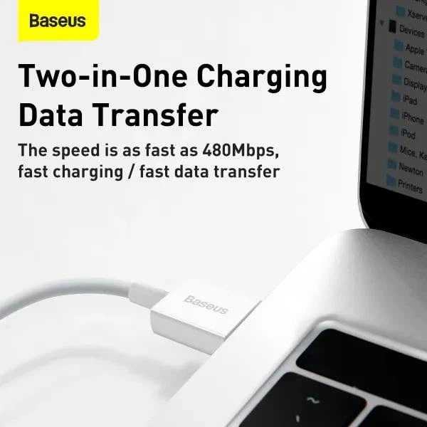 Кабель Baseus Superior Series Fast Charging Data Cable USB to Type-C 66W 11V 6A 2м (CATYS-A02) White - зображення 14