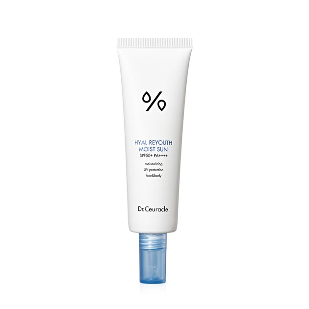 Увлажняющий солнцезащитный крем с гиалуроновой кислотой Dr.Ceuracle Hyal Reyouth Moist Sun SPF 50+ / PA++++, 50 мл - Фото 1 Увлажняющий солнцезащитный крем с гиалуроновой кислотой Dr.Ceuracle Hyal Reyouth Moist Sun SPF 50+ / PA++++, 50 мл - изображение 1