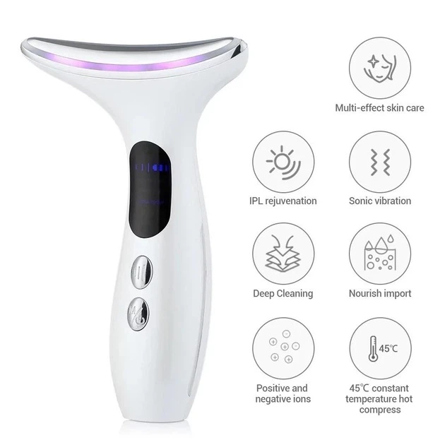 Массажер для лица шеи и тела с микротоками Neck Beauty Device - Фото 3 Массажер для лица шеи и тела с микротоками Neck Beauty Device - изображение 3