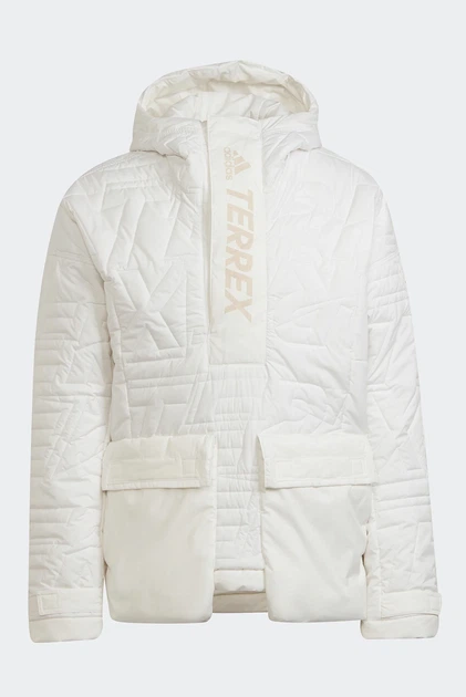 Мужская куртка TERREX MADE TO BE REMADE PADDED белая M - Фото 6 Мужская куртка TERREX MADE TO BE REMADE PADDED белая M - изображение 6