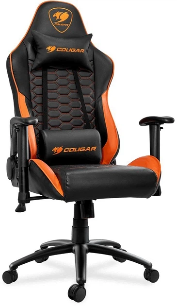Комп'ютерне крісло для геймера Cougar Outrider S Black/Orange - Фото 12 Комп'ютерне крісло для геймера Cougar Outrider S Black/Orange - зображення 12