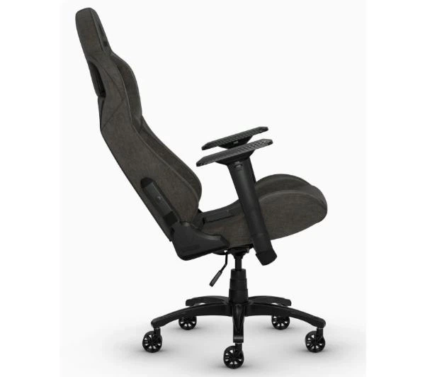 Комп'ютерне крісло для геймера Corsair T3 Rush Black - зображення 3