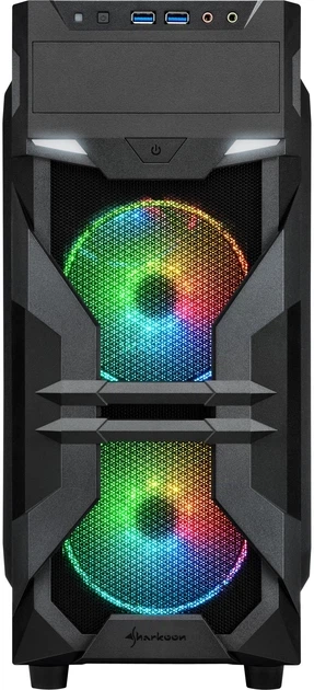 Корпус Sharkoon VG7-W RGB Black (4044951026869) - изображение 3