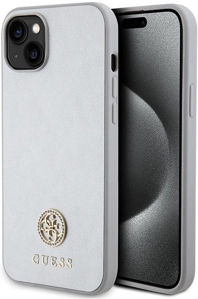 Панель Guess Strass Metal Logo для Apple iPhone 15 Plus / 14 Plus 6.7" Silver (3666339151157) - зображення 2