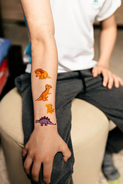 Тату временное Оранжевые драконы Tattooshka WS-071 Разноцветный shop (5805800010953) - Фото 2 Тату временное Оранжевые драконы Tattooshka WS-071 Разноцветный shop (5805800010953) - изображение 2