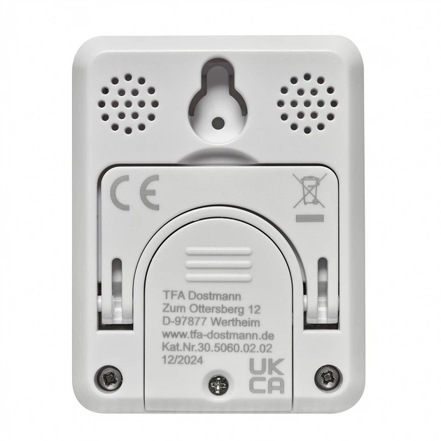 Термогигрометр цифровой комнатный TFA 45*15*58мм White - изображение 3