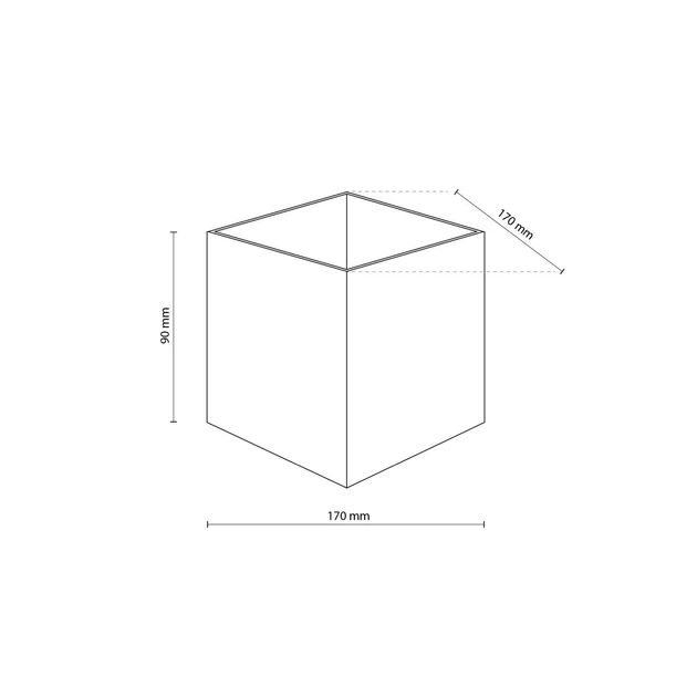 Вуличний світильник TK LIGHTING 18182 CUBE - зображення 5