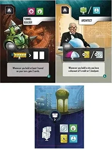 Настольная игра Rio Grande Games Подводные города Underwater Cities: New Discoveries (Дополнение анг, правила укр. онлайн) (R0587) - изображение 3