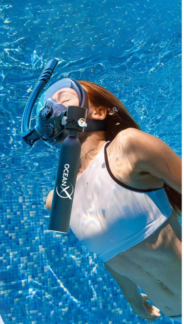 Дайвінг OceanX Full-Face Mini Oxygen Tank 0,5 л - зображення 4