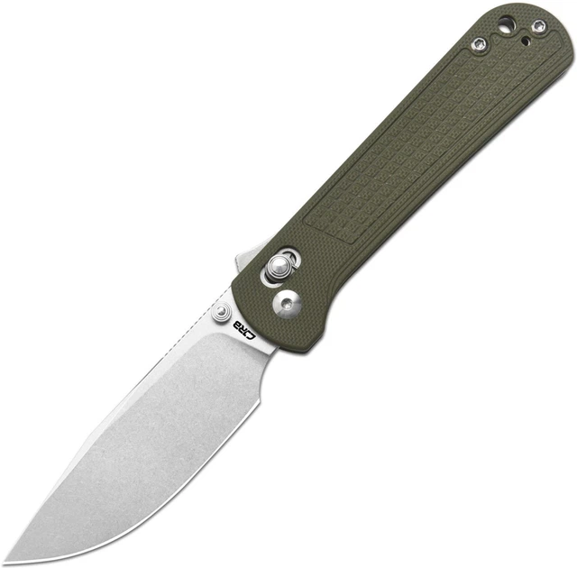 Нож раскладной CJRB Pyrite J1960-GN Nitro-V button lock Зеленый G10 EDC (27980498) - Фото 1 Нож раскладной CJRB Pyrite J1960-GN Nitro-V button lock Зеленый G10 EDC (27980498) - изображение 1