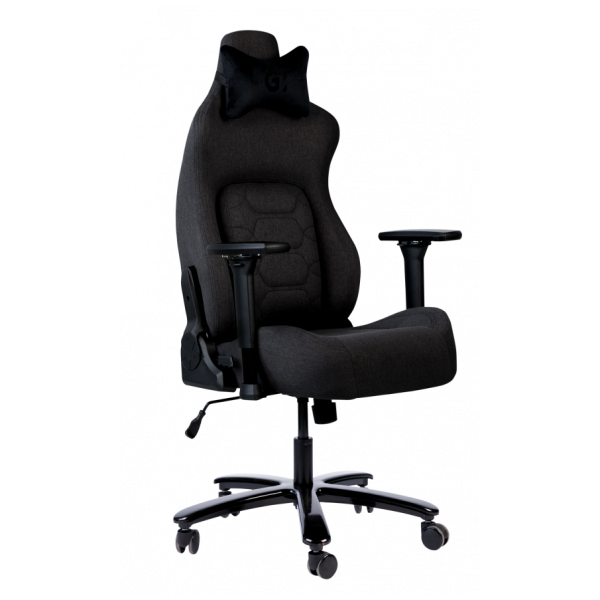Геймерское кресло GT Racer X-8776 Fabric Black - Фото 1 Геймерское кресло GT Racer X-8776 Fabric Black - изображение 1