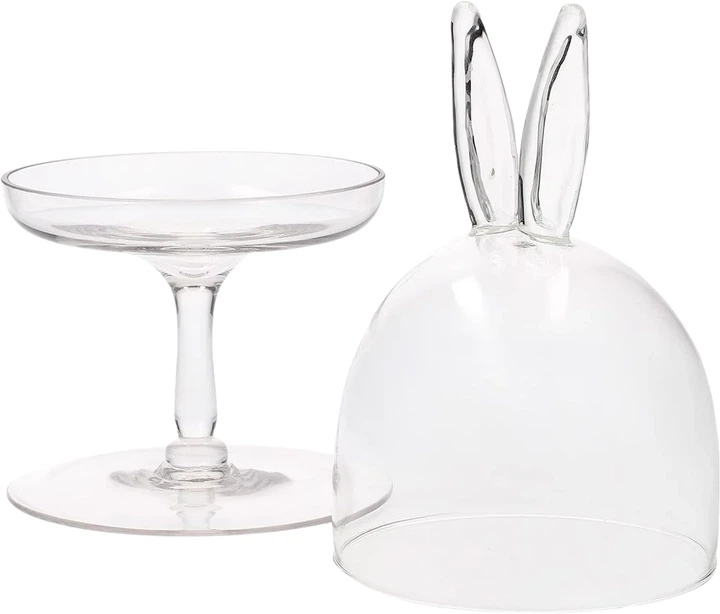Блюдо Homla Prata скляна з кришкою у формі кролика 12x23 см (5904183810041) - зображення 4