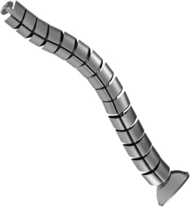 Organizer kabli Maclean MC-768 S Srebrny (5902211107507) - obraz 2