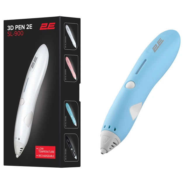 Ручка 3D 2E SL_900, PCL, Aкб 500mAh, блакитний (644528) - изображение 2