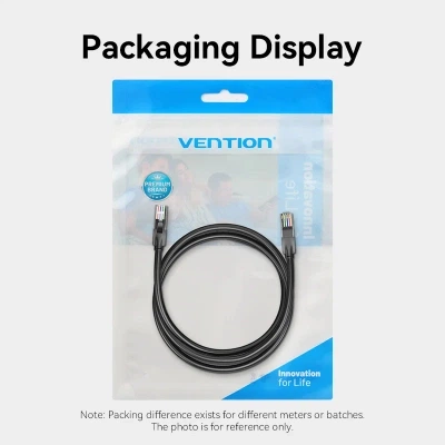Патч-корд 3м, UTP cat 6 RJ-45 black Vention (IBEBI) - Фото 5 Патч-корд 3м, UTP cat 6 RJ-45 black Vention (IBEBI) - изображение 5