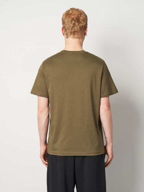 Футболка хлопковая длинная мужская Puma Essentials Foundation 68253381 XL Loden Green (4069161735967) - изображение 2