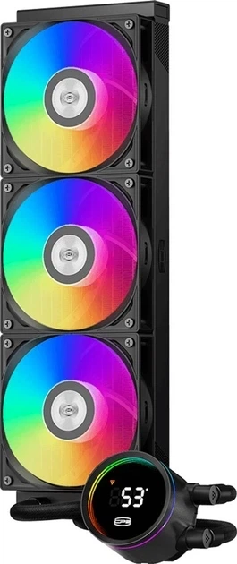 Водяне охолодження PCCooler DA360 Pro ARGB Digital BK (DA360Pro-BKAWXL-GL) - Фото 2 Водяне охолодження PCCooler DA360 Pro ARGB Digital BK (DA360Pro-BKAWXL-GL) - зображення 2
