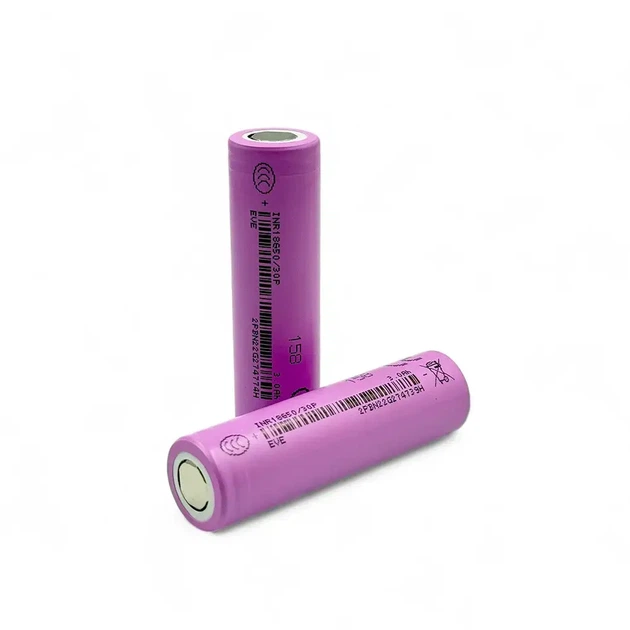Акумулятор EVE INR 18650-30P 3000mAh, високотоковий 30А - Фото 2 Акумулятор EVE INR 18650-30P 3000mAh, високотоковий 30А - изображение 2
