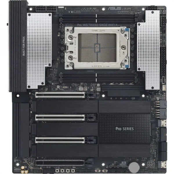Материнская плата серверна Asus Pro ws trx50-sage wifi a (sTR5, trx50, ddr5) - Фото 2 Материнская плата серверна Asus Pro ws trx50-sage wifi a (sTR5, trx50, ddr5) - изображение 2