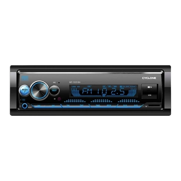 Автомагнітола Cyclone MP-1024 BA (Bluetooth, USB, AUX) - Фото 1 Автомагнітола Cyclone MP-1024 BA (Bluetooth, USB, AUX) - зображення 1