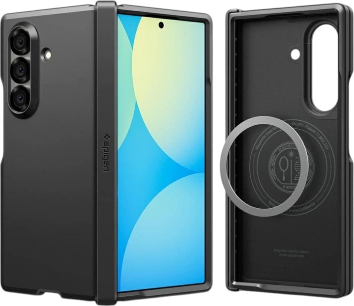 Etui Spigen Tough Armor Pro Mag MagSafe do Samsung Galaxy Z Fold 7 Black (ACS09549) - obraz 5