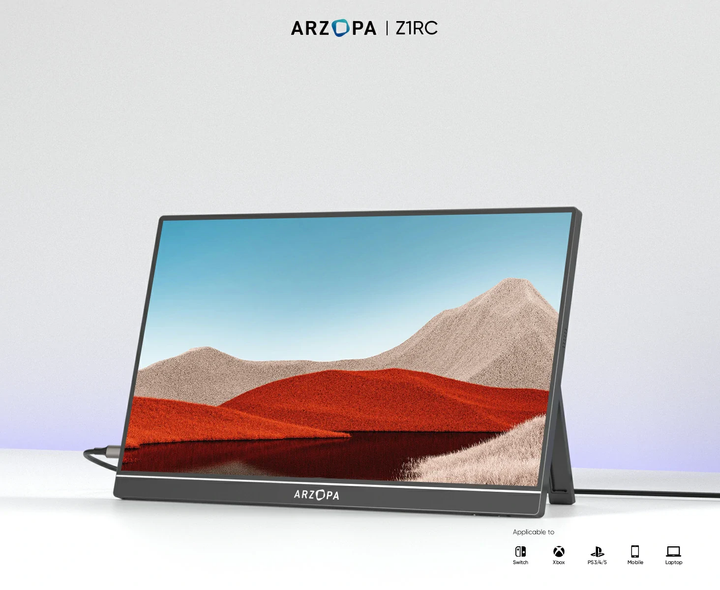 Портативный монитор ARZOPA Z1RC 16" 2.5K 123% sRGB IPS USB-C - изображение 2