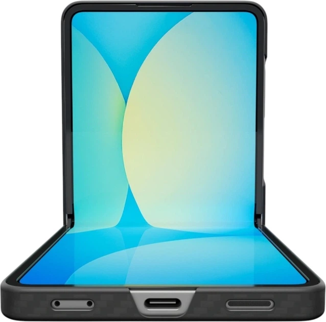 Чохол Spigen AirSkin Aramid для Samsung Galaxy Z Flip 7 Black (ACS09564) - зображення 10